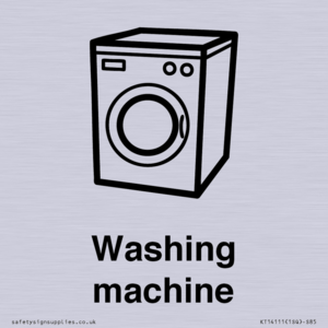 Dementia washing machine sign